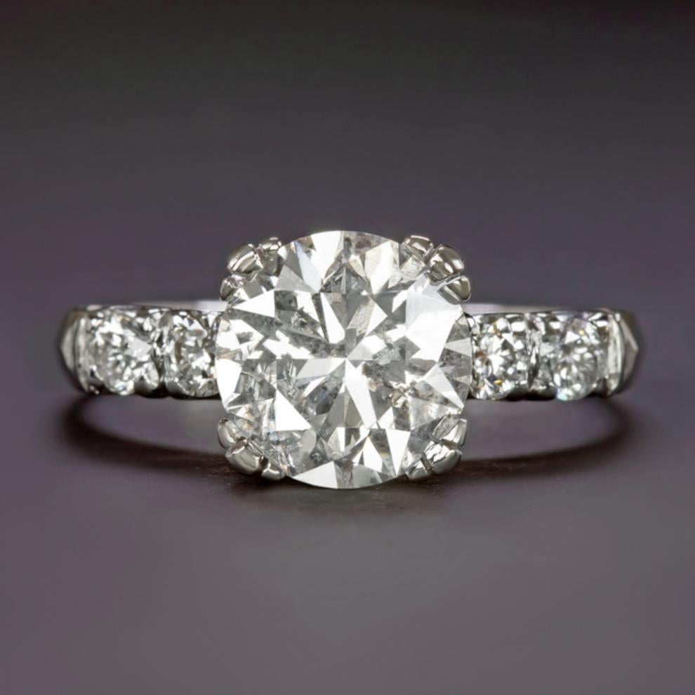 2.5 solitaire diamond ring