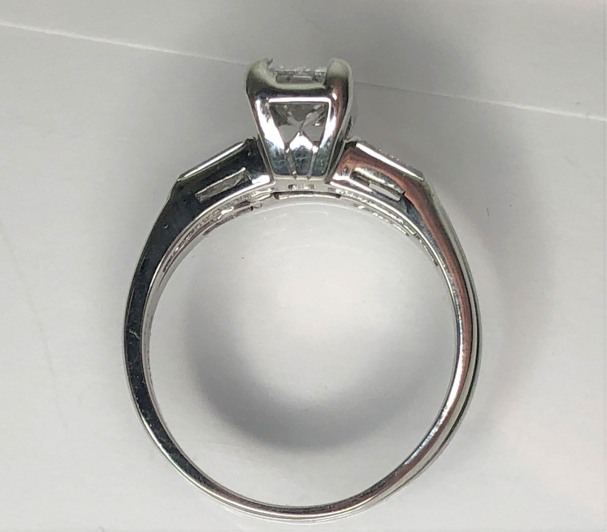 Bague de fiançailles et de mariage diamant Unisexe en vente