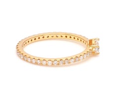 Diamond Eternity 18 Karat Gold Band Ring
