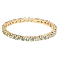 Diamond Eternity Band 14K Yellow Gold Ring