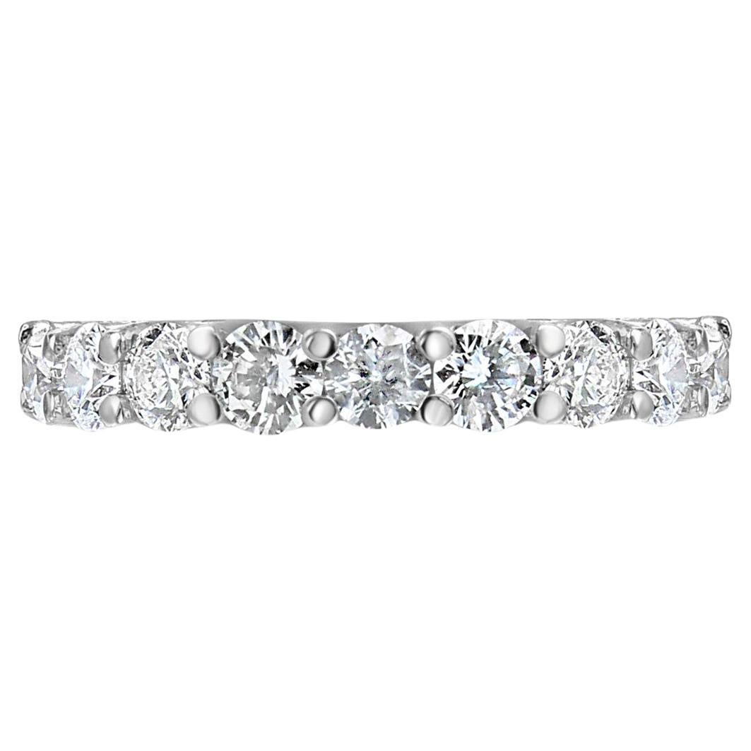 Diamond Eternity Band 14k White Gold