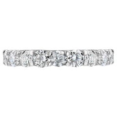 Diamond Eternity Band 14k White Gold