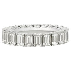 Bracelet d'éternité en diamants de 5.72 carats