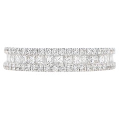 Eternity-Ring, Diamant 2,77 Karat 18K Weißgold