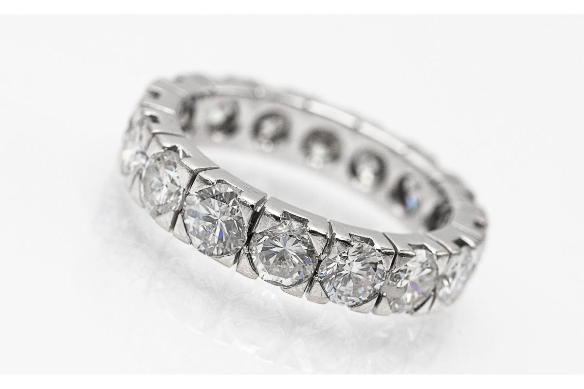 Anello eternità con diamante, circa 4,80 carati 1