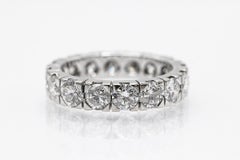 Diamond eternity band ring, approx. 4.80 ct
