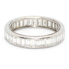 Diamond Eternity Band Ring, French