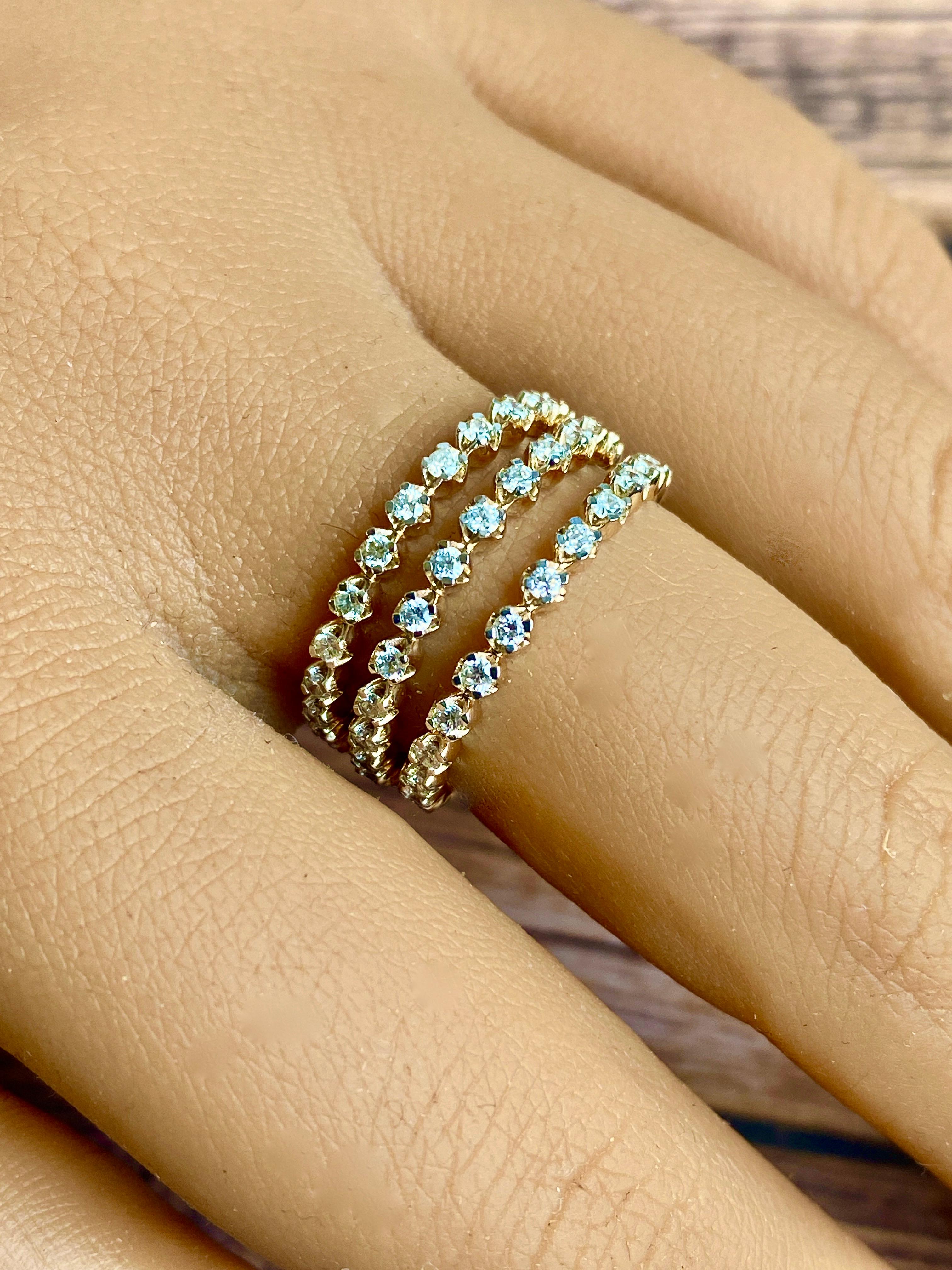 stackable eternity bands