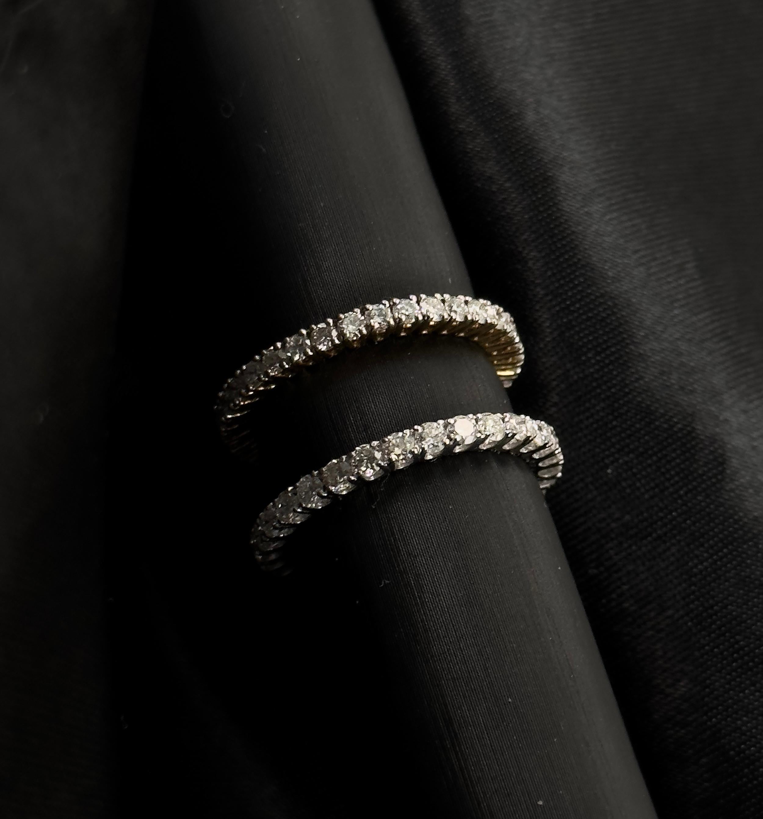 Diamond Eternity Bands, Natural Diamond Stacking Band, Dainty Wedding