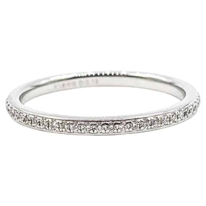 Diamond Eternity Bridal Band in 18k White Gold