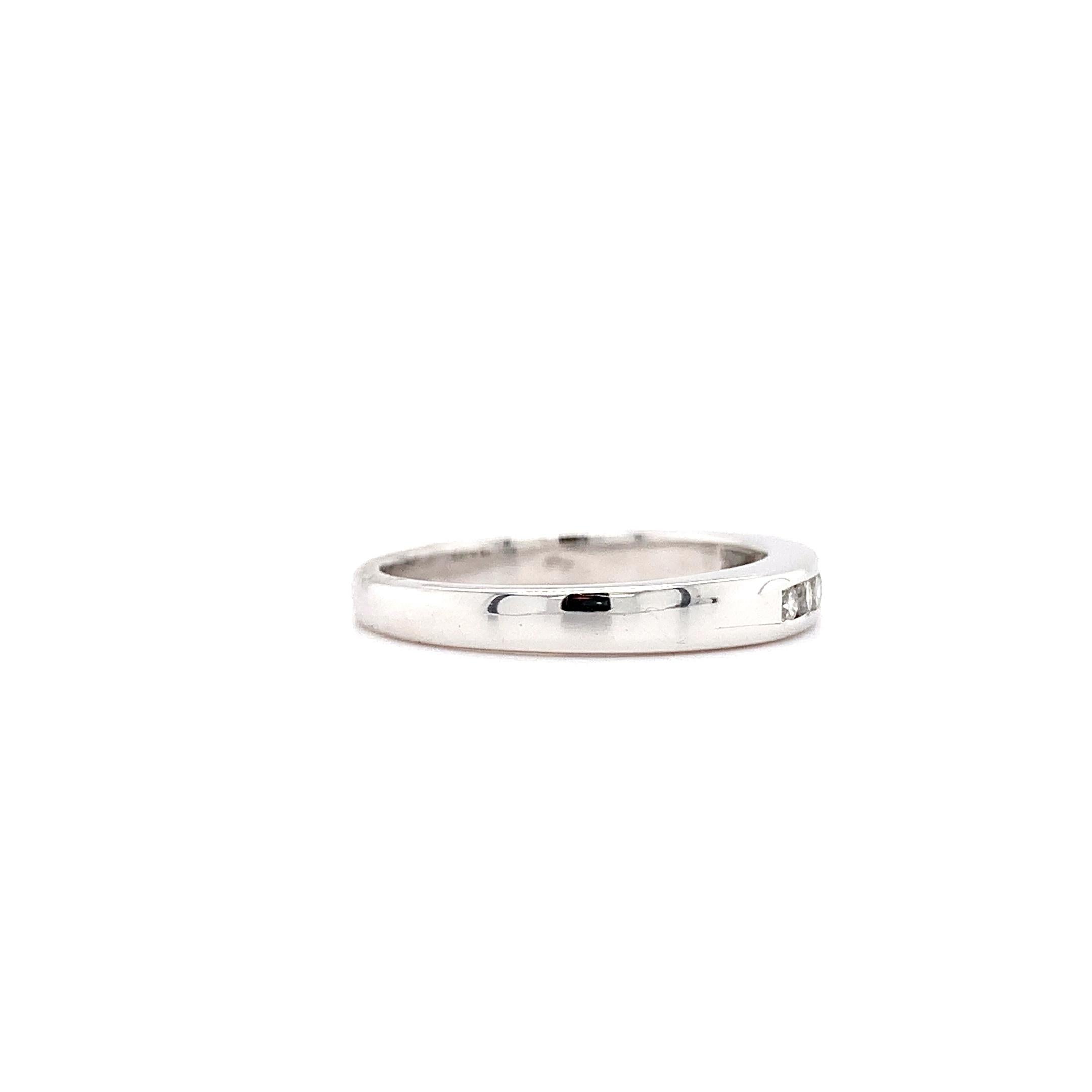 Alianza eternidad diamantes oro blanco 18k en Nuevo estado para la venta en London, GB