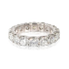Diamond Eternity Ring in 14K White Gold (4.01 CTW)