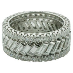 Diamond Eternity Ring in Platinum 3.20 Carats
