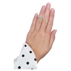 Diamant Ewigkeitsring Milgrain Vintage Design 14KT Gold 1,40 Karat Diamant