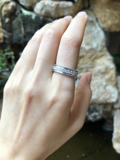 Diamond Eternity Ring set in 18 Karat White Gold Settings
