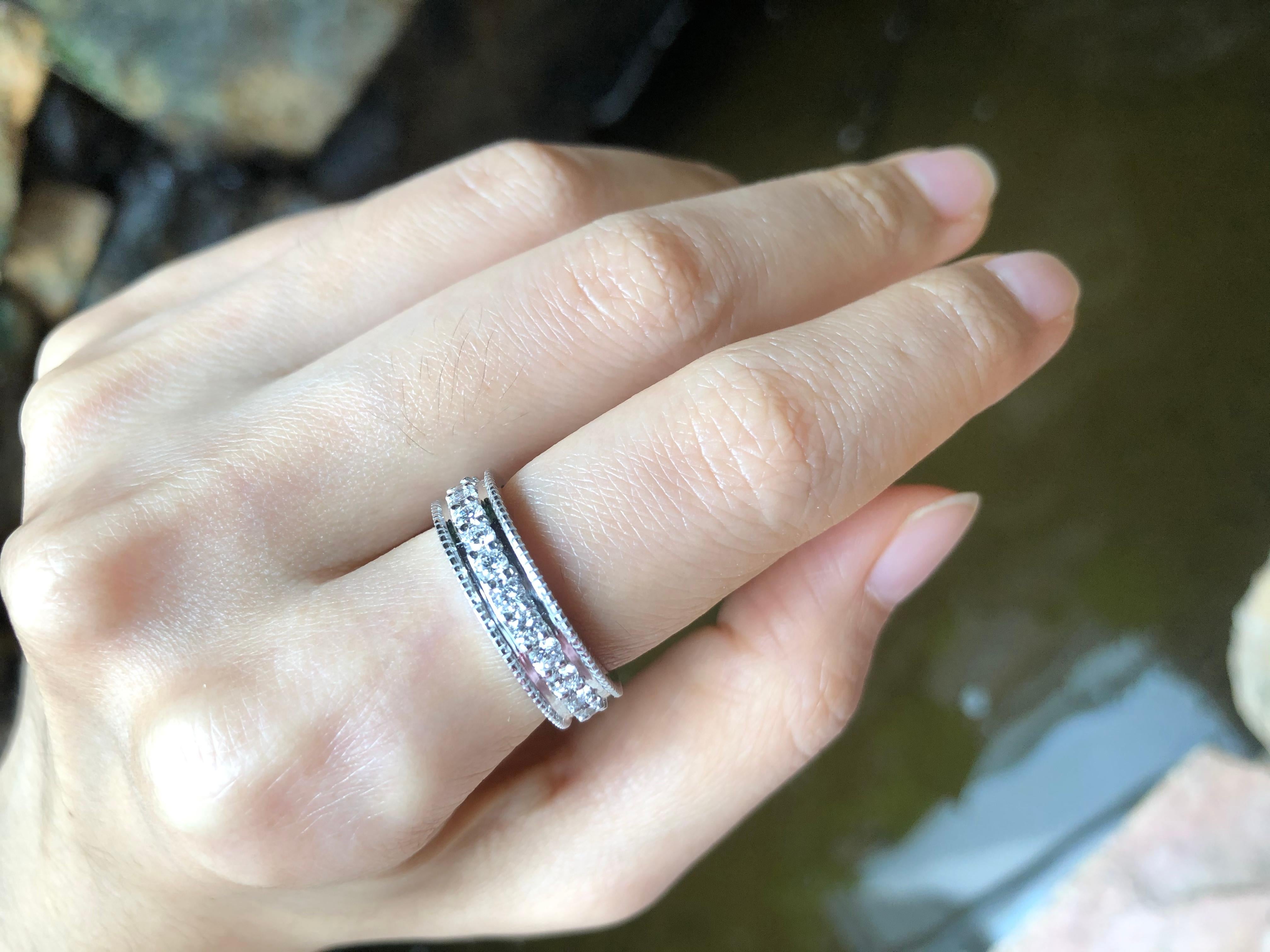 De las mujeres Anillo de Diamantes Eternidad engastado en Oro Blanco de 18 Kilates en venta