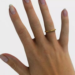 Diamond Eternity Wedding Band 14K Solid Gold Anniversary Ring For Women