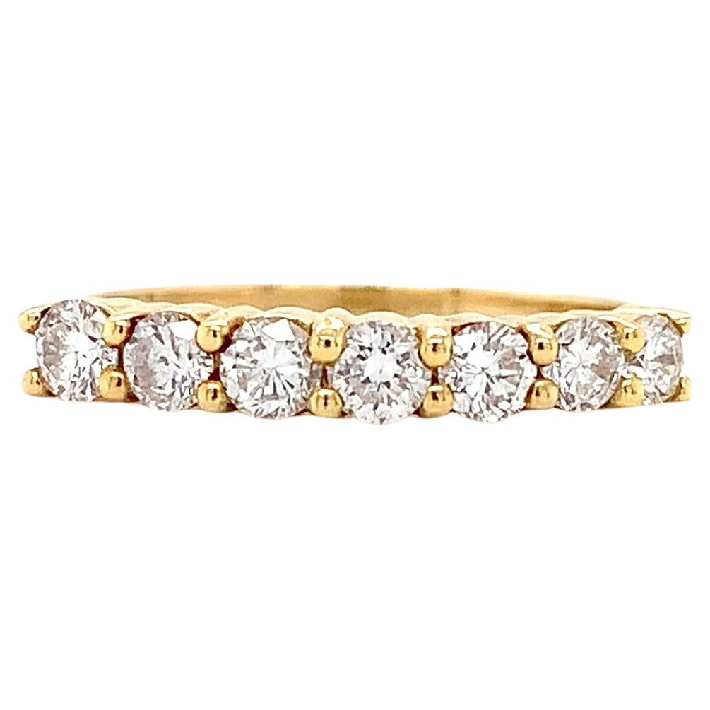 Diamant Ewigkeits-Ehering aus 18 Karat Gelbgold mit Diamanten