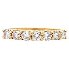 Diamant Ewigkeits-Ehering aus 18 Karat Gelbgold mit Diamanten