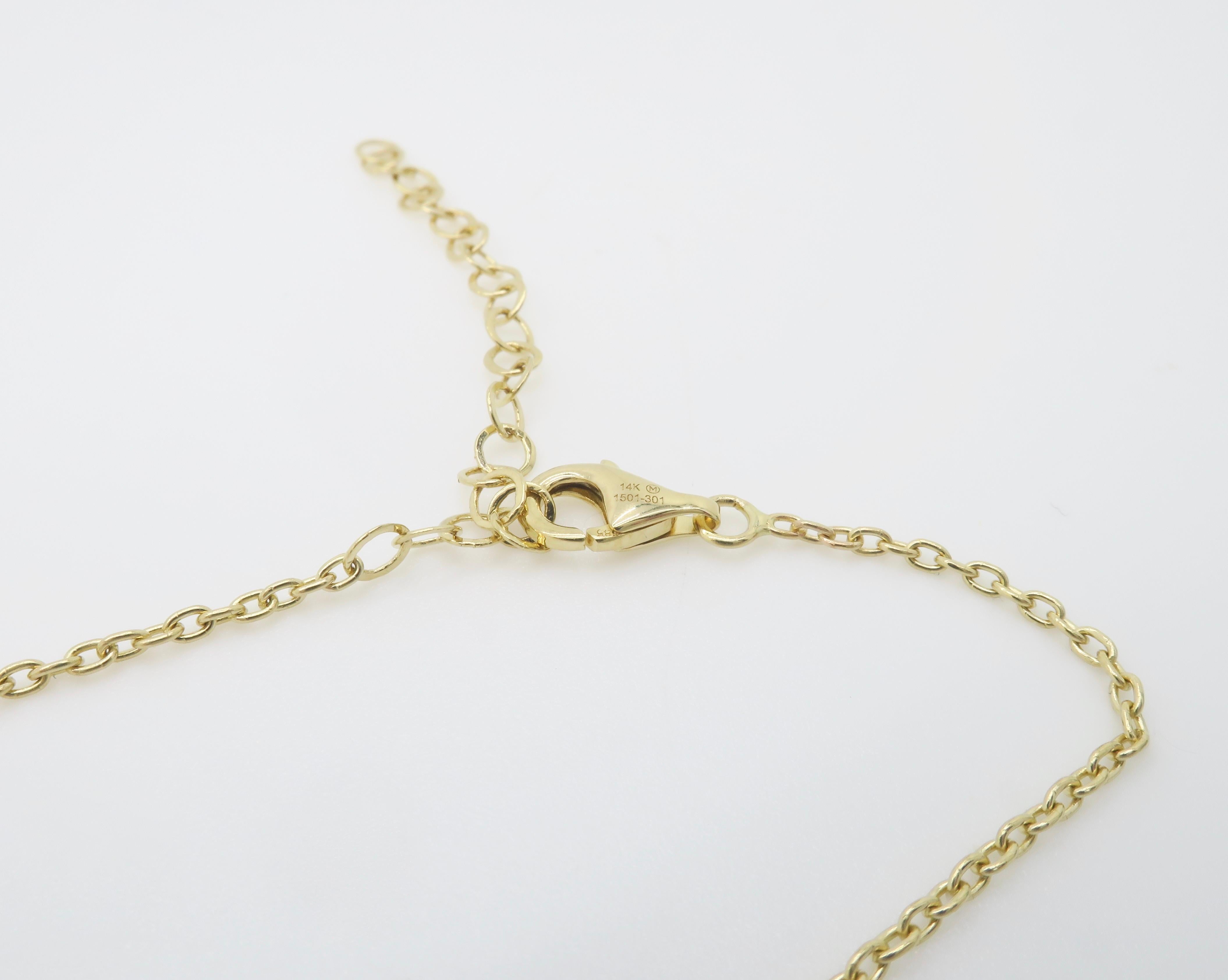 Collana con diamanti a forma di occhio maligno in vendita 4