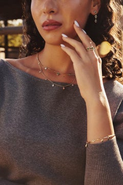 Diamond Eye Chain Necklace