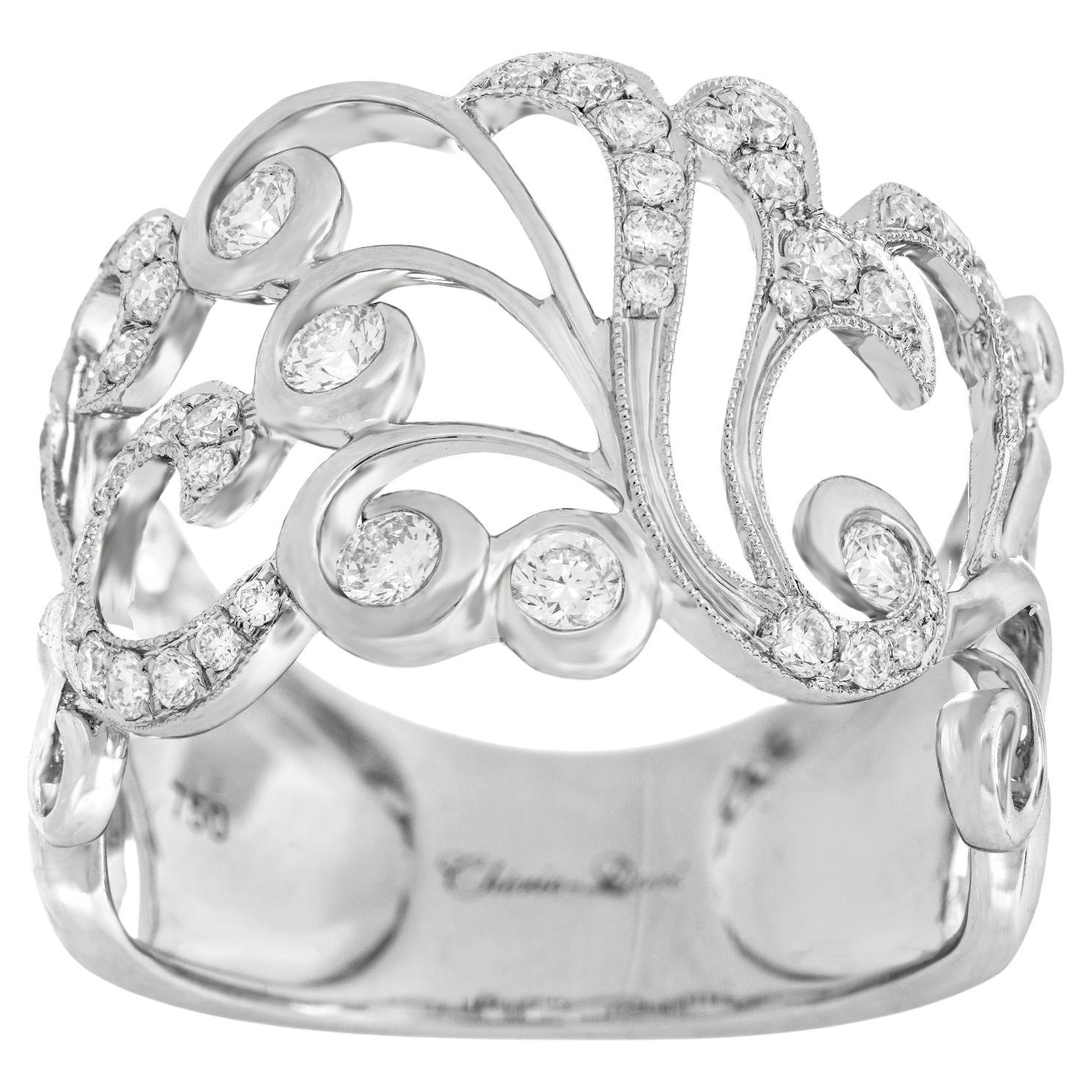 Diamond Fashion Ring by Cherie Dori For Sale