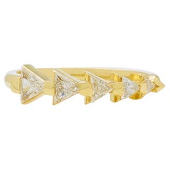 Diamond Five Stone Tatau Ring by Birthright Foundry