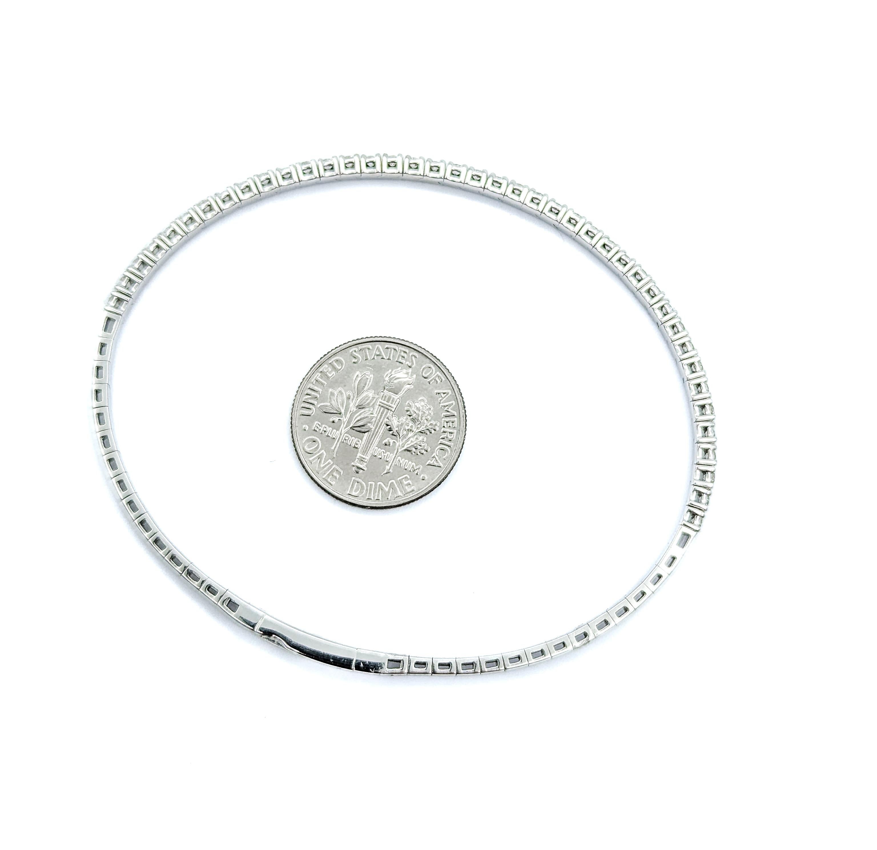 Flex Diamant-Armreif aus Weißgold mit Diamanten 4