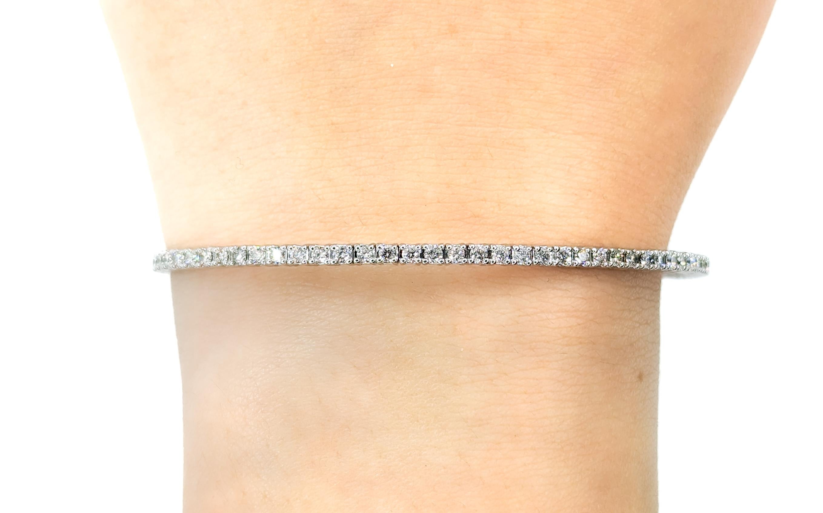 Flex Diamant-Armreif aus Weißgold mit Diamanten (Zeitgenössisch)