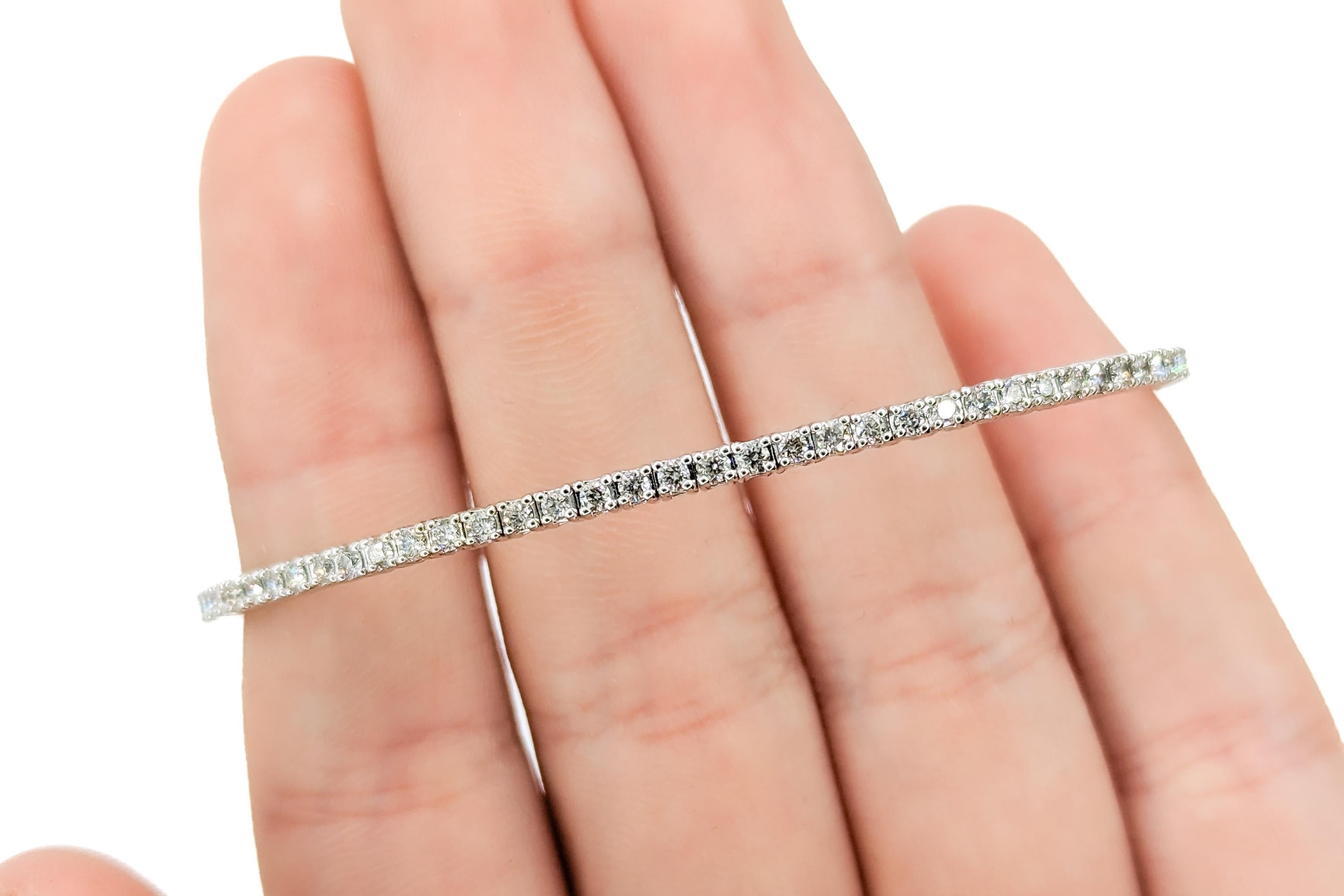 Flex Diamant-Armreif aus Weißgold mit Diamanten 2