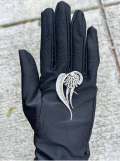 Diamond Flower Brooch