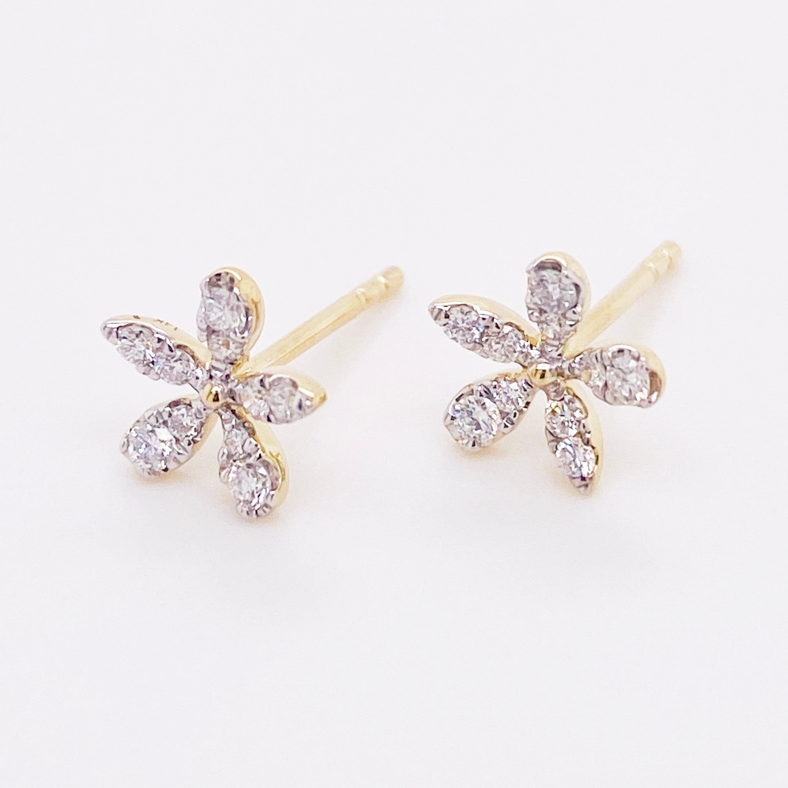 pave diamond florette jewelry