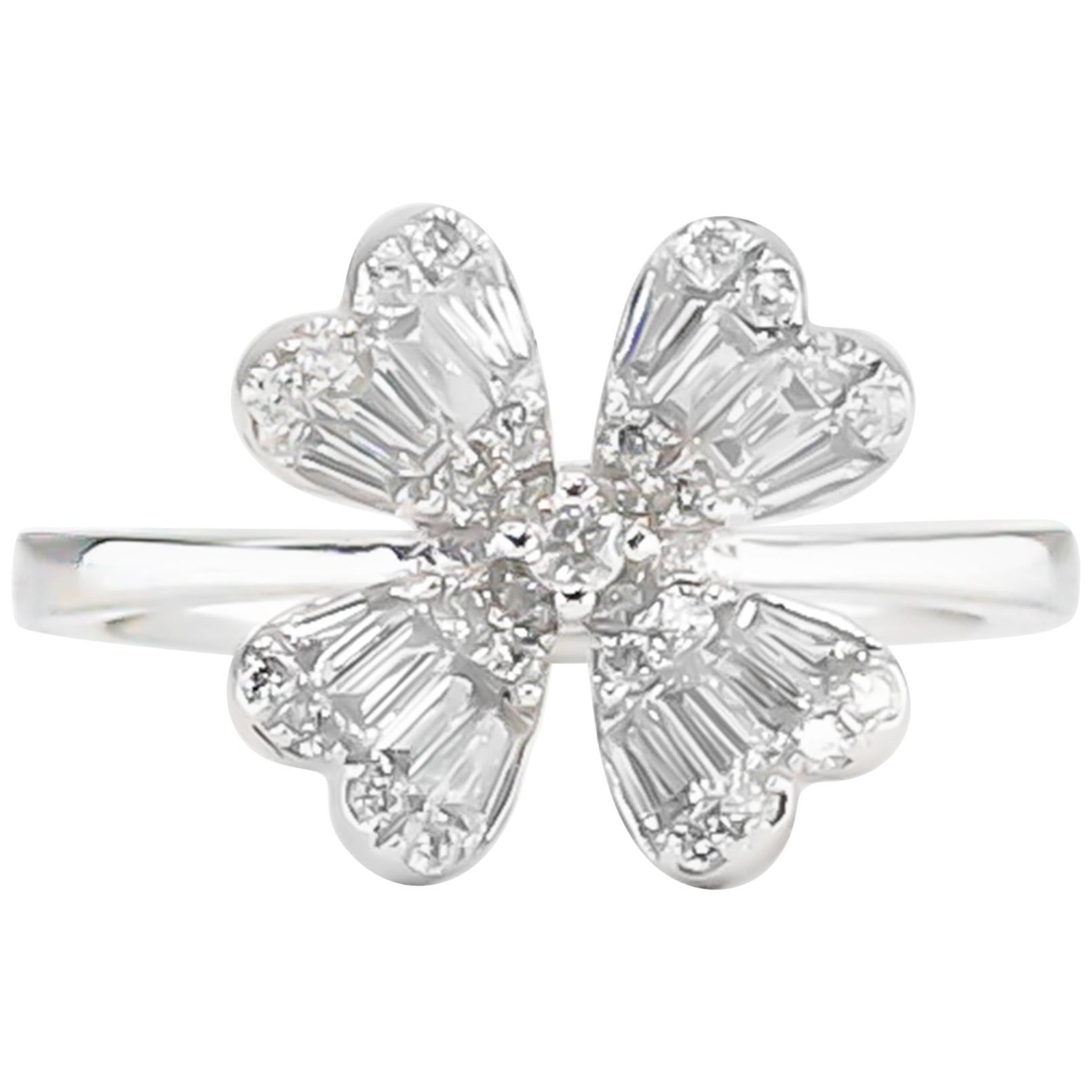 18 Karat Diamond Calla Lily Flower Ring For Sale at 1stDibs calla