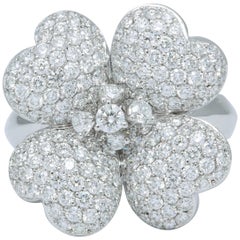 Diamond Flower Ring