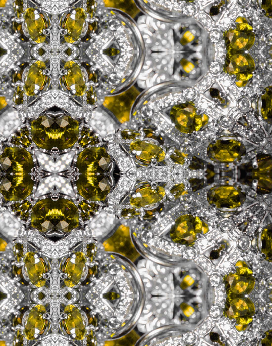  EDGE Kollektion Diamant-Blumenblumen-Serie Rubin im Angebot 2
