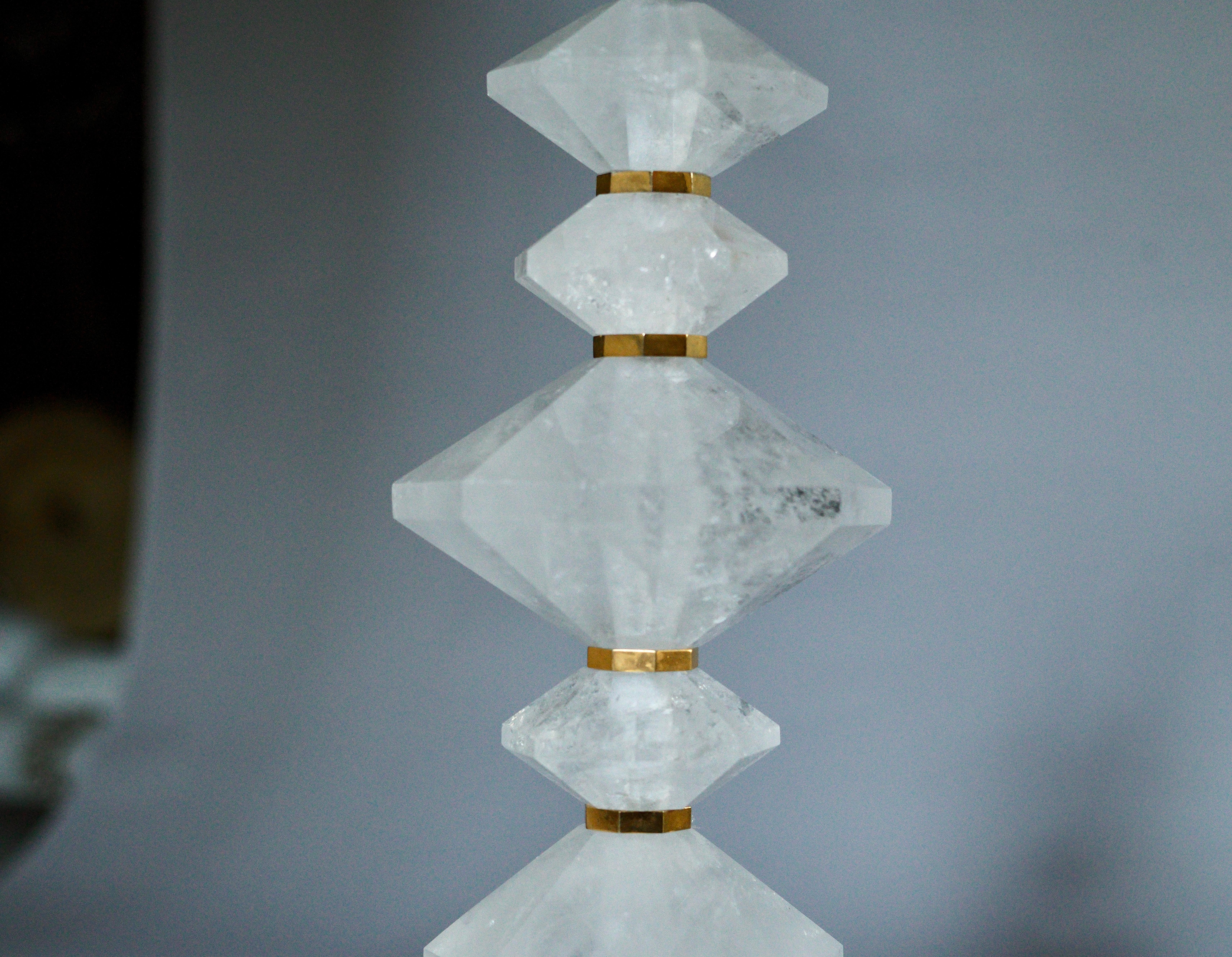 Bergkristalllampen in Diamantform von Phoenix (21. Jahrhundert und zeitgenössisch) im Angebot
