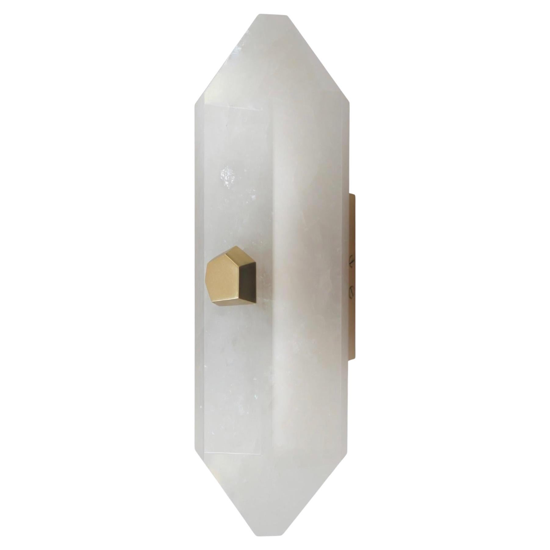 Diamond Form Rock Crystal Sconces by Phoenix