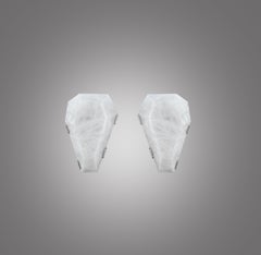 Diamant-förmige Bergkristall-Wandleuchter von Phoenix