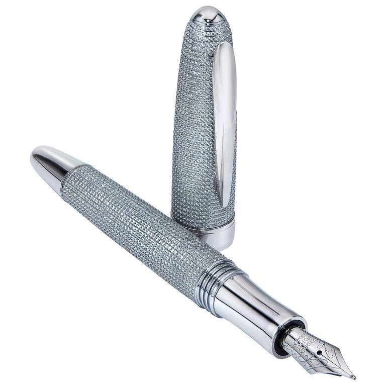 Diamond Fountain Pen For Sale at 1stDibs  aurora diamante fountain pen,  aurora diamond fountain pen, diamante pen