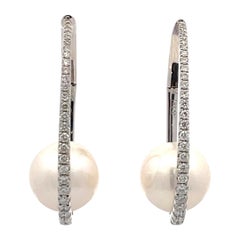 Freshwater Pearl Hoop Earrings