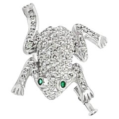 Alfiler Broche Rana Diamante