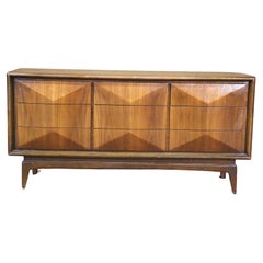Diamond Front Dresser by United