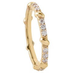 Diamond Full Eternity Ring, 18K Yellow Gold