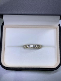 Diamond Full Eternity Ring Wedding Band In 18ct Yellow Gold.