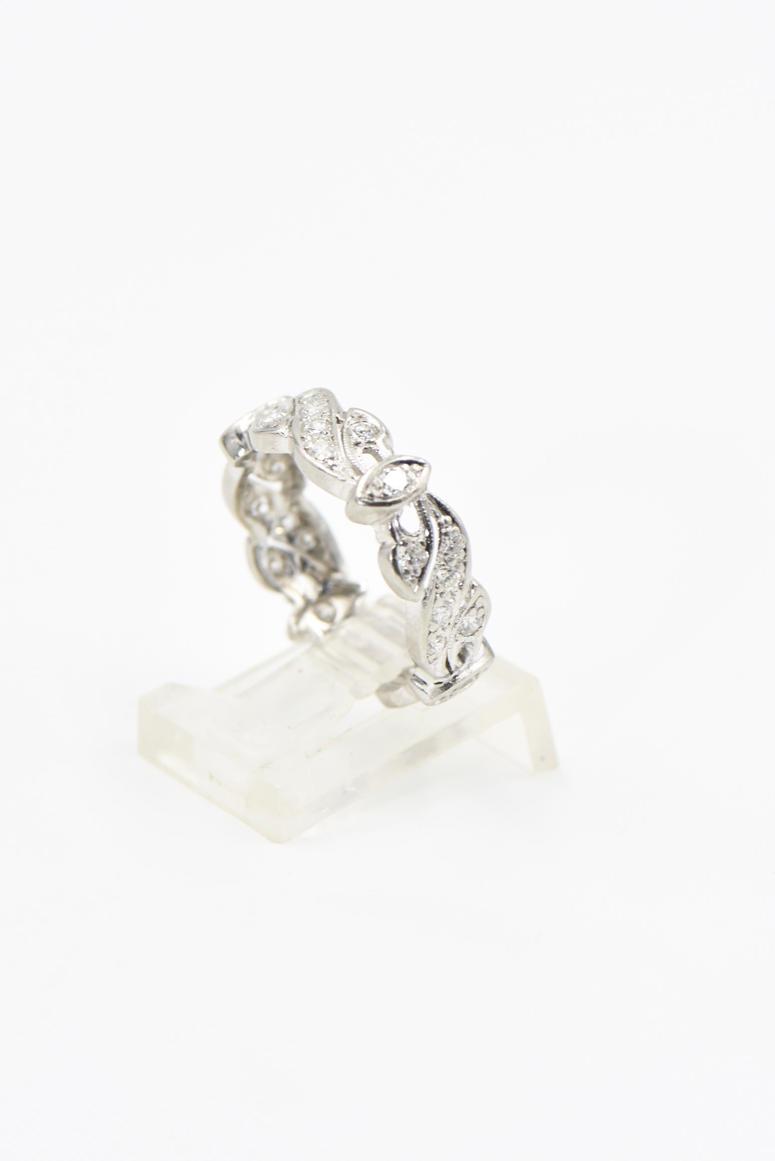 garland diamond eternity ring