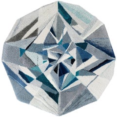"Diamond” Gemstone Wool Rug / Tapestry / Wall Hanging by Camilla Iliefski