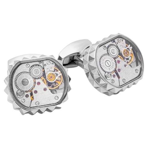 Diamond Giza Skeleton Cufflinks For Sale