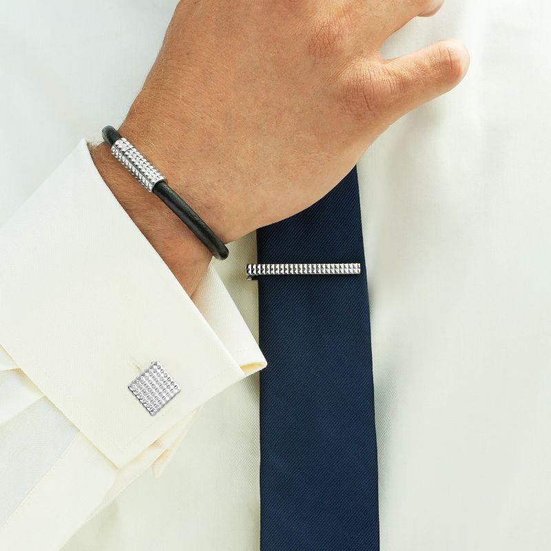 Men's Diamond Giza Square Cufflinks For Sale