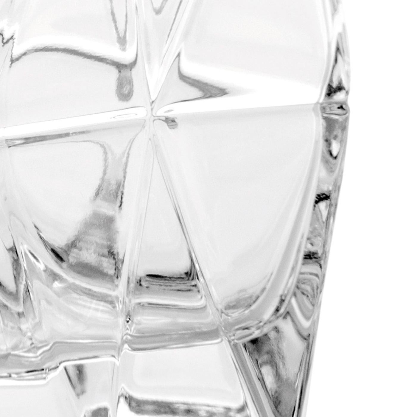 Italian Diamond Glass by Karim Rashid Set of 6 For Sale