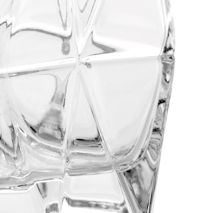 Moderne 21e siècle Verres transparents en cristal fabriqués à la main par Karim Rashid en vente